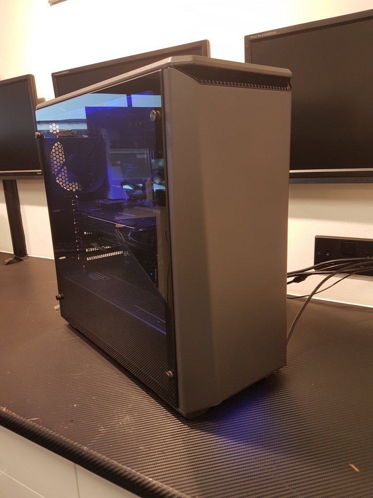 PC with lights