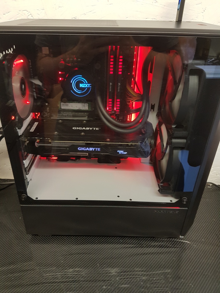 elite red gaming pc