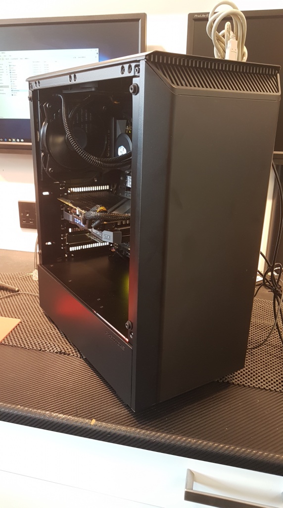side view of gaming pc canvey island