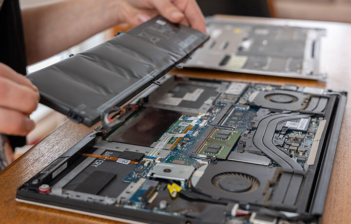 Bulged Battery In Laptop